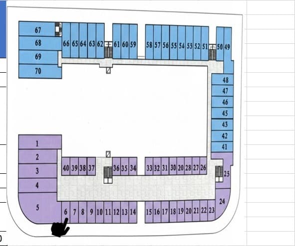 صيدلية — 64 م² دبل هايت — الدور الأرضي — كود GR-73 4