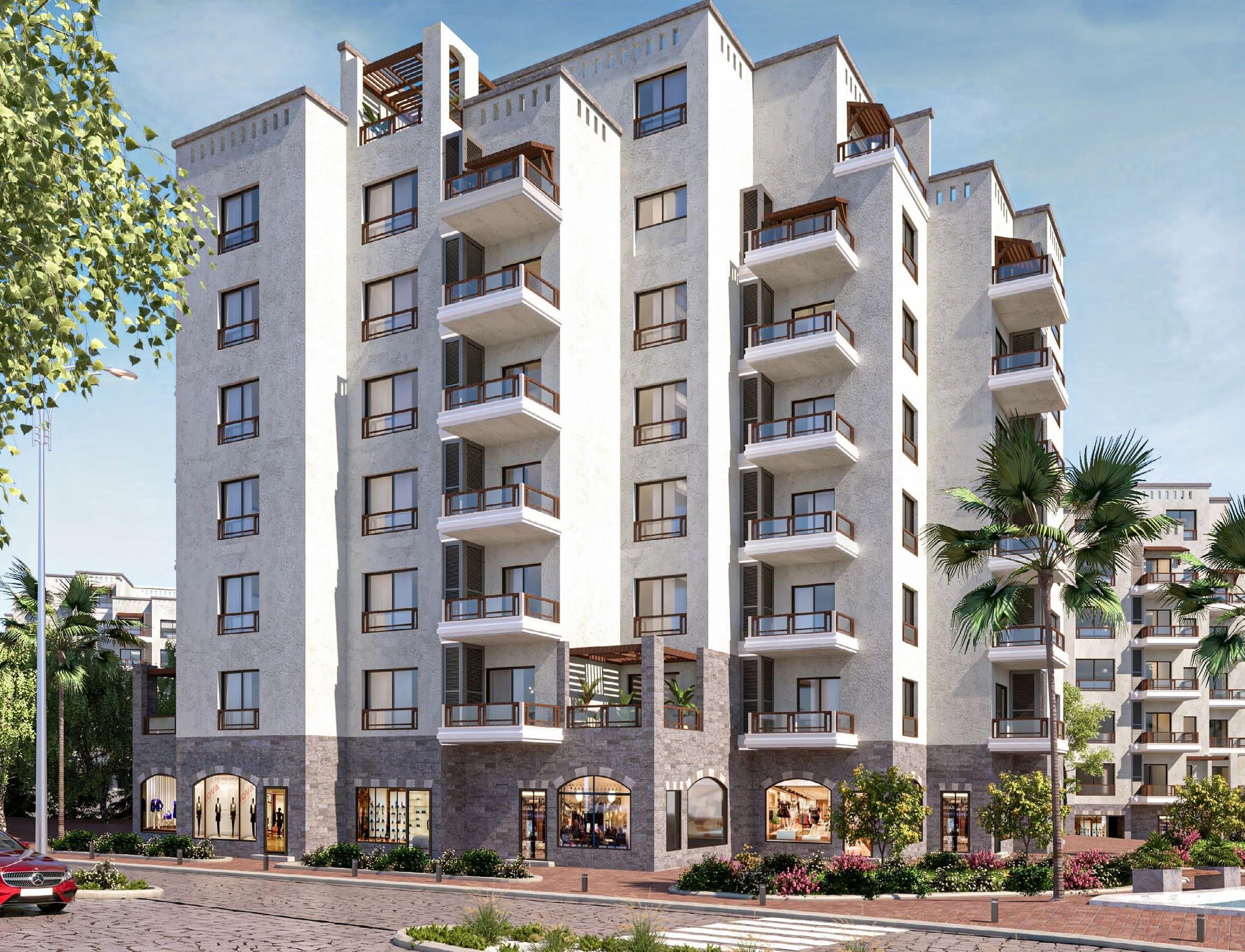 شقة 3 غرف WF4-04-03 — 220 م² — الدور الرابع — Waterfront